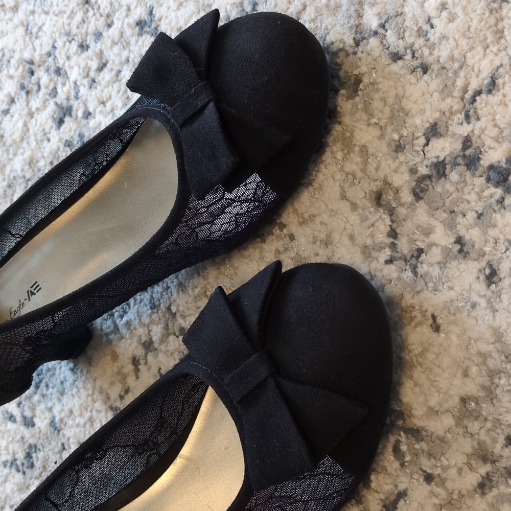 Girls Black Dress Shoes - Picture 6 of 8